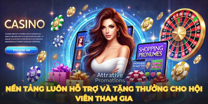 Nền tảng luôn hỗ trợ và tặng thưởng khuyến mãi 188bet cho hội viên tham gia